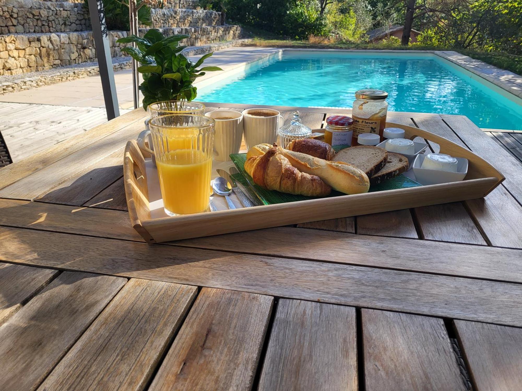 Lou Mas Del Ranc Bed & Breakfast Roquesteron Exterior foto