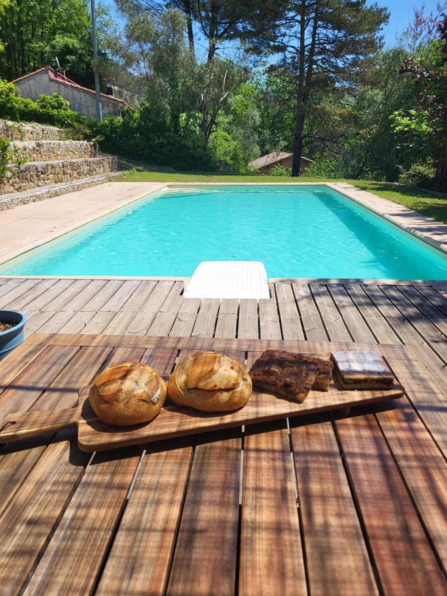 Lou Mas Del Ranc Bed & Breakfast Roquesteron Exterior foto